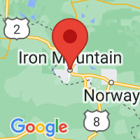 Map of IRON MOUNTAIN MI US
